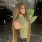 Ready to Ship: 26" Knotless Braid Glueless Closure Wig