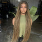Ready to Ship: 26" Knotless Braid Glueless Closure Wig