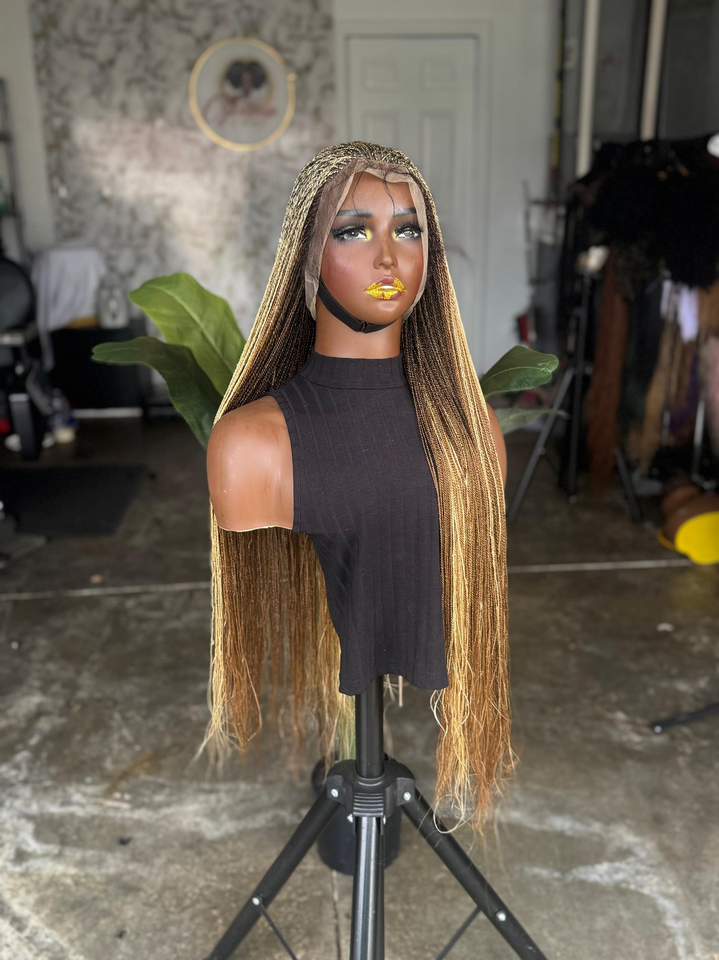 Pre Order: 30-Inch Full Lace Micro Twists | Color 30 & Blonde Mix