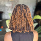 Preorder: 12" Full Lace Braided Wig – Color 33 with Color 30 Curls