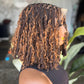 Preorder: 12" Full Lace Braided Wig – Color 33 with Color 30 Curls