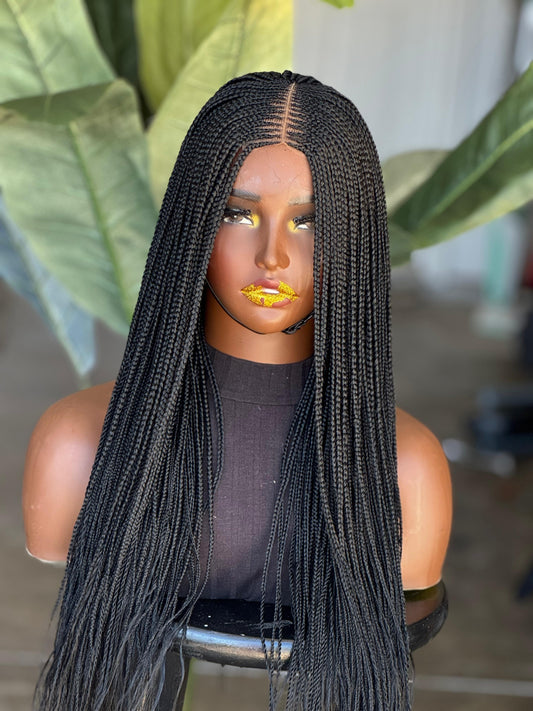 Ready to Ship: Bianca Unit | 20" Black Ready to Ship Glueless Wig