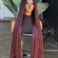 Bianca Nano Unit | Wine Color Ready to Ship Glueless Closure Wig