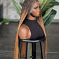Made to Order Full Lace Nano Braid Unit | Color 27/30 Mix 28-30"