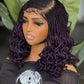 Zowe Unit | Dark Purple C-Cut Ready to Ship Glueless Wig