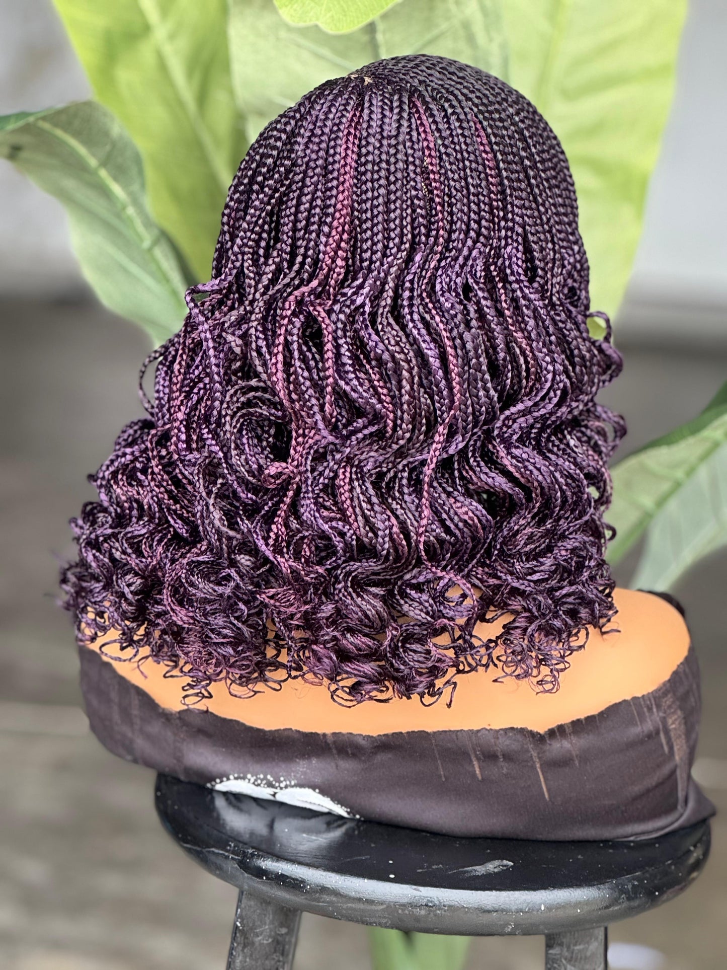 Zowe Unit | Dark Purple C-Cut Ready to Ship Glueless Wig