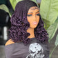 Zowe Unit | Dark Purple C-Cut Ready to Ship Glueless Wig