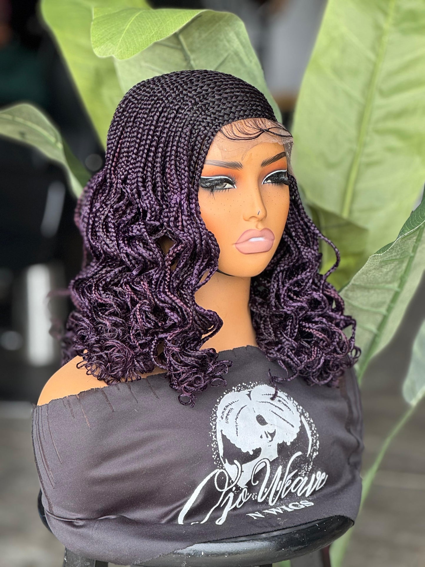 Zowe Unit | Dark Purple C-Cut Ready to Ship Glueless Wig