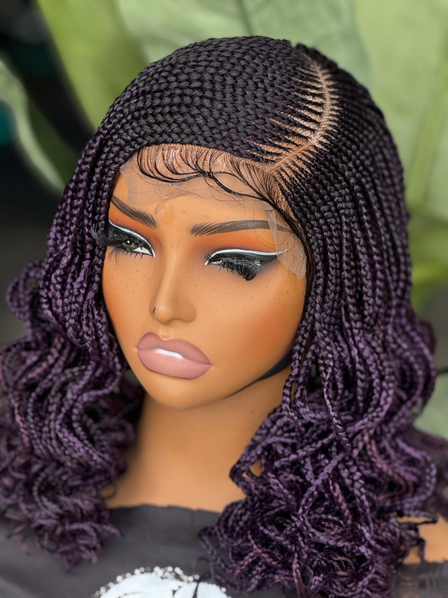 Zowe Unit | Dark Purple C-Cut Ready to Ship Glueless Wig