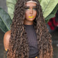 Water Weave Closure Unit | 22" Human Hair Blend Ready to Ship Glueless Wig