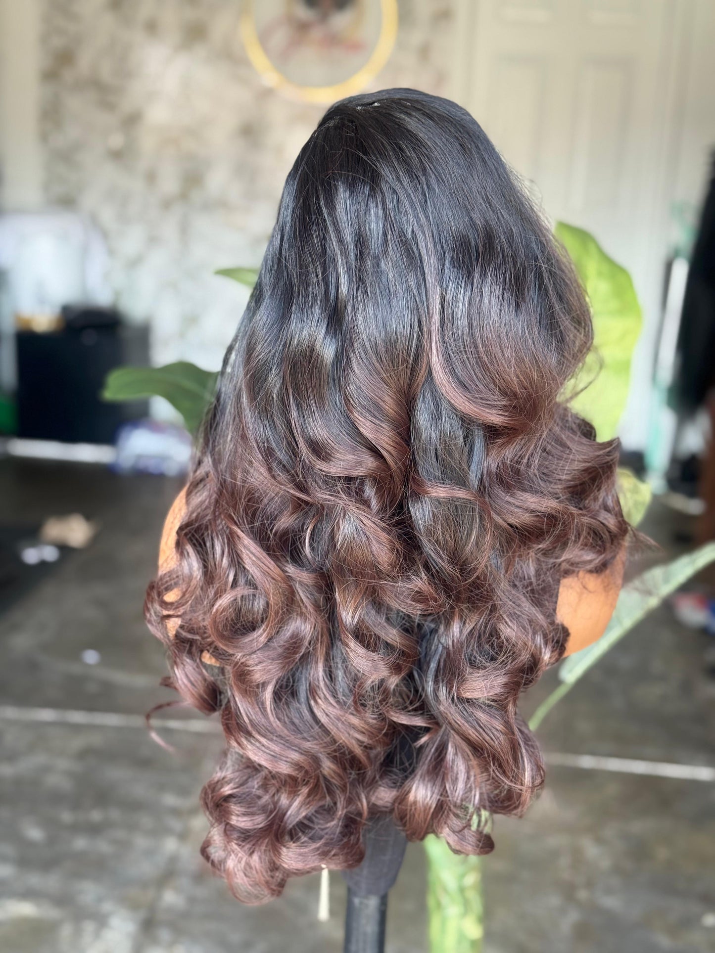 Ready to Ship Body Weave Unit | 20"-22" Human Hair Blend 5x5 Closure Wig