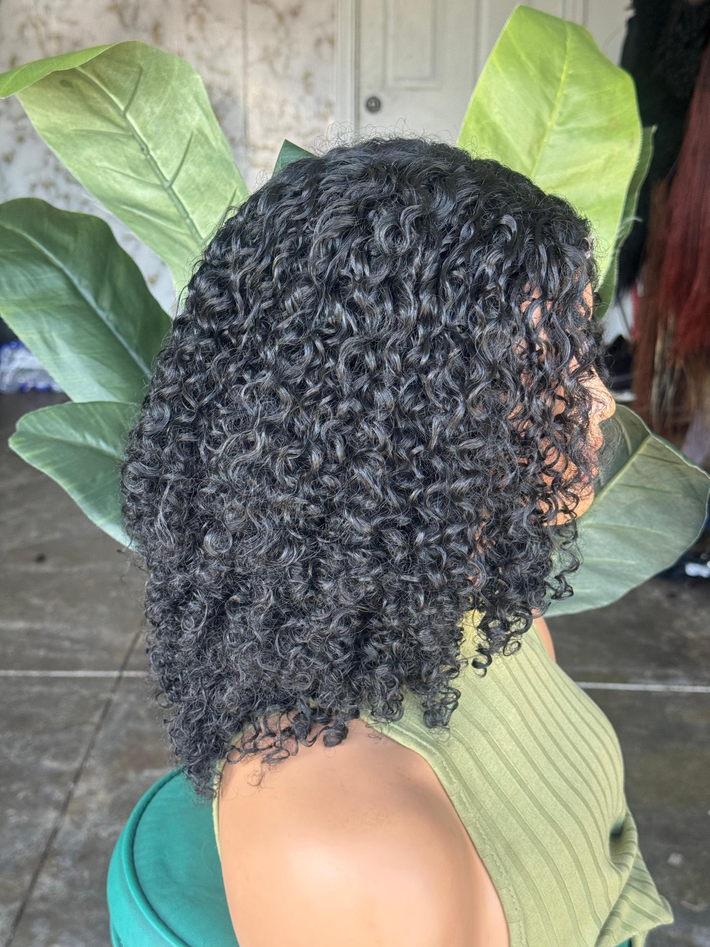 Ready to Ship Nana Unit | 10" Human Hair Blend Glueless Closure Wig