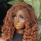 Pre Order C-Cut Unit | 10" Micro Twists with Curls 6x6 Closure Ginger Mix Wig