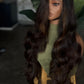 Ready to Ship Frontal Unit | 22"-24" High Hair Blend Glueless Wig