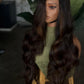 Ready to Ship Frontal Unit | 22"-24" High Hair Blend Glueless Wig