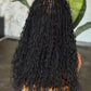 1B Full Lace Handmade Braided Wig - 16" Glueless Boho Braids Protective Style