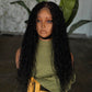 1B Full Lace Handmade Braided Wig - 16" Glueless Boho Braids Protective Style