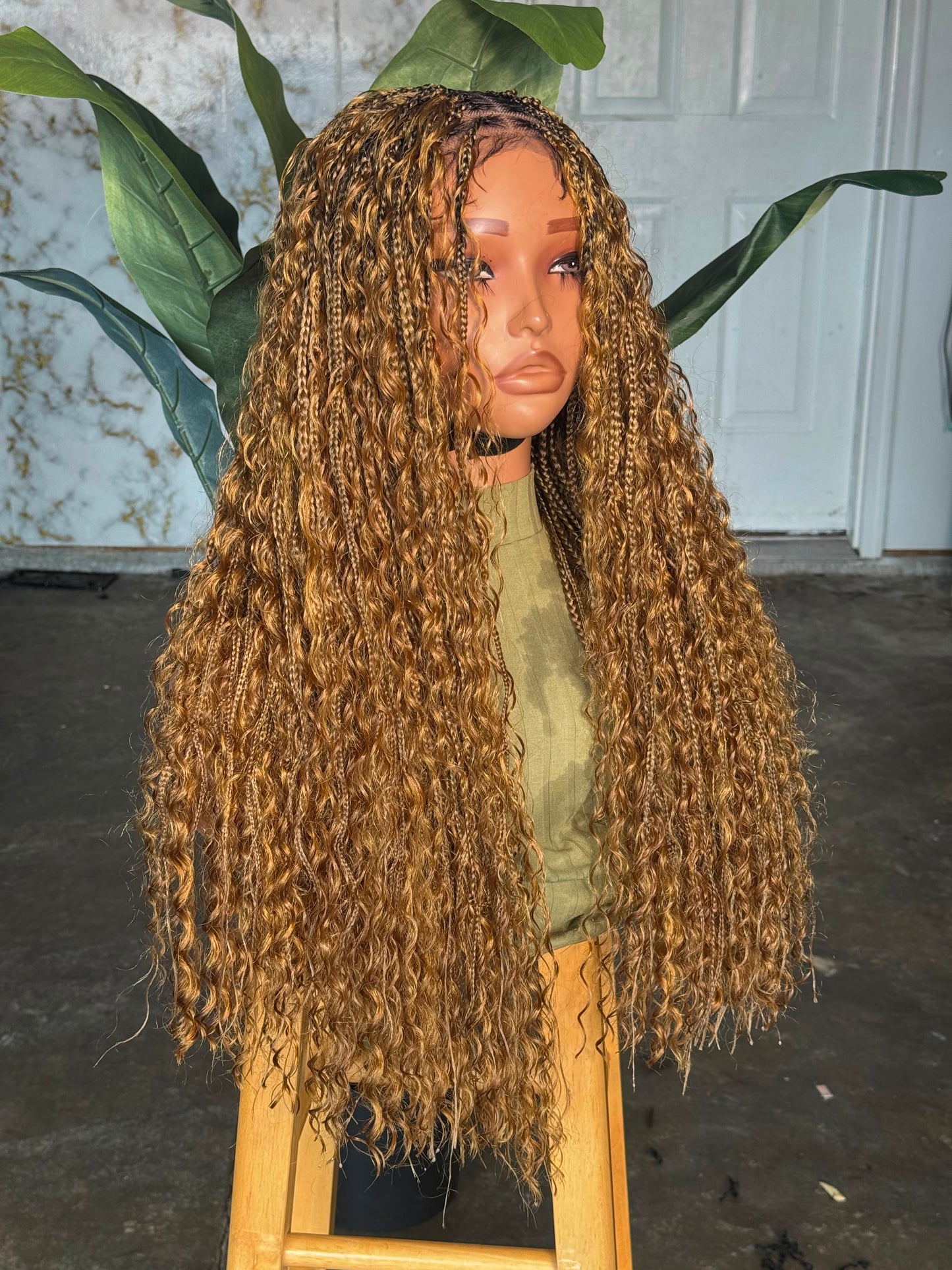 Boho Closure Unit | 26" 6x6 Ready to Ship Glueless Wig