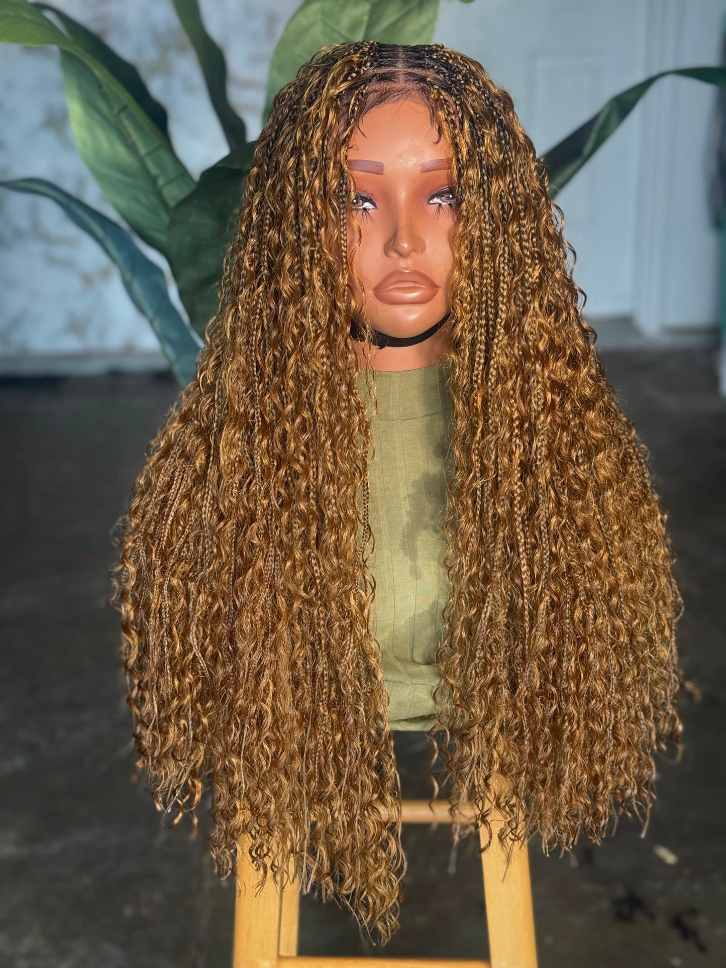 Boho Closure Unit | 26" 6x6 Ready to Ship Glueless Wig