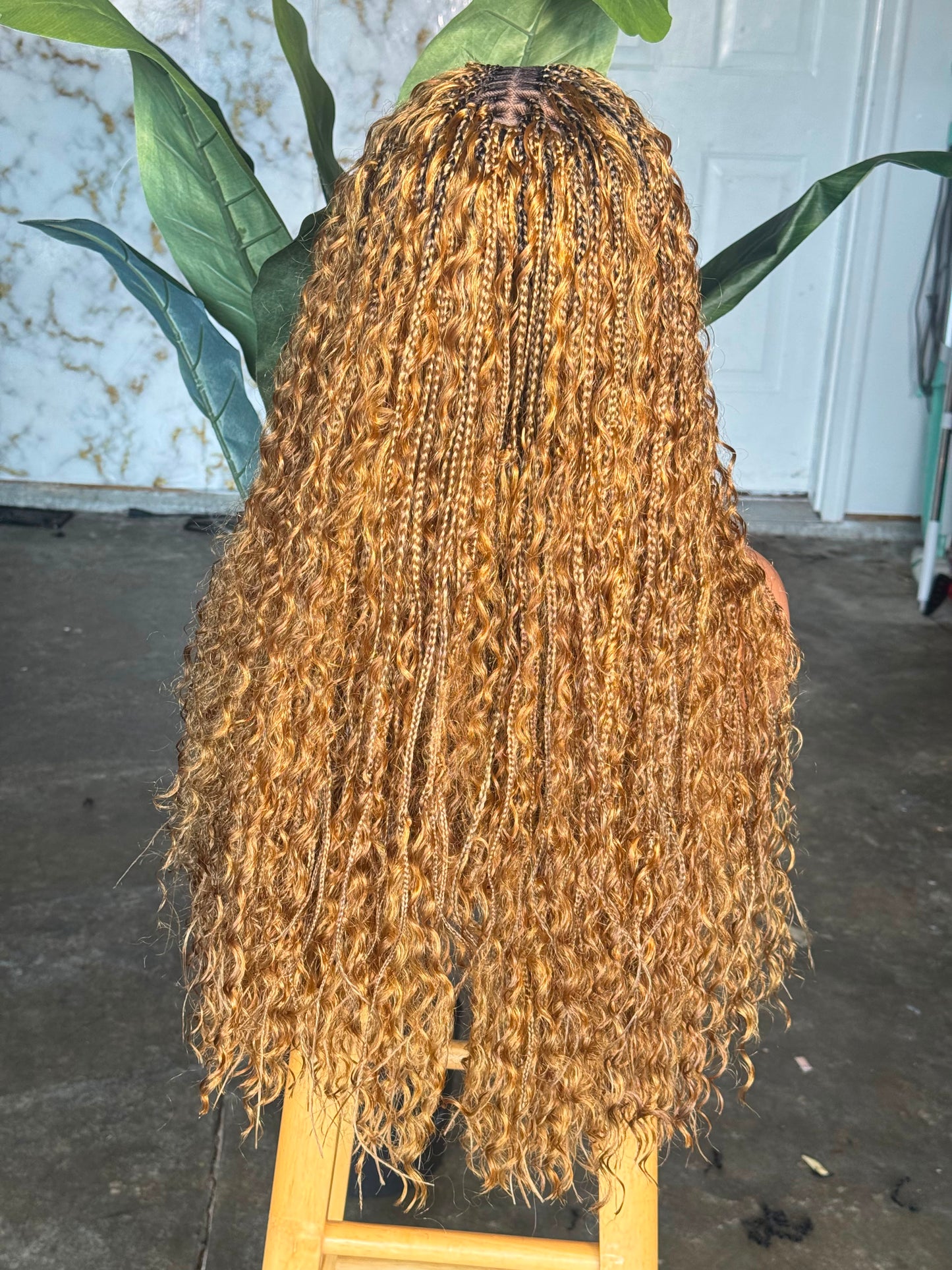 Boho Closure Unit | 26" 6x6 Ready to Ship Glueless Wig