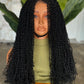 Sisterlocs Unit | 20" Made-to-Order Glueless Lace Closure Wig