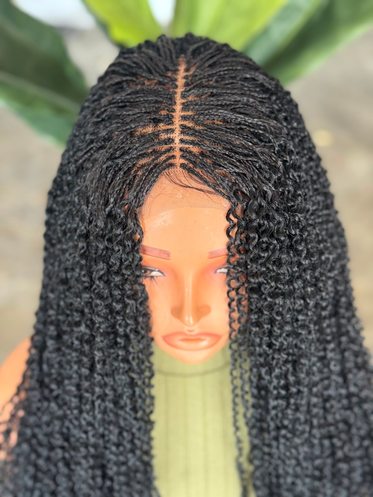 Sisterlocs Unit | 20" Made-to-Order Glueless Lace Closure Wig