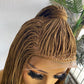 Micro Braid Unit | 17" Full Lace Pre-Order Micro Braided Wig