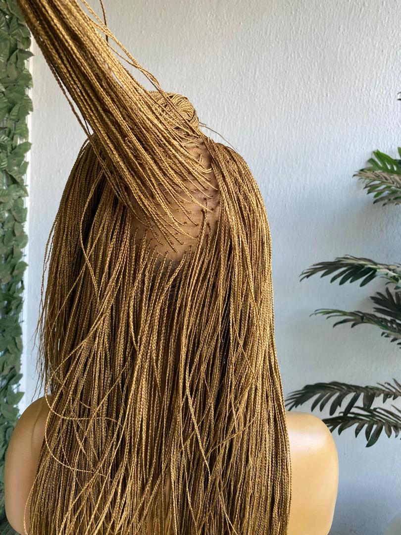 Micro Braid Unit | 17" Full Lace Pre-Order Micro Braided Wig