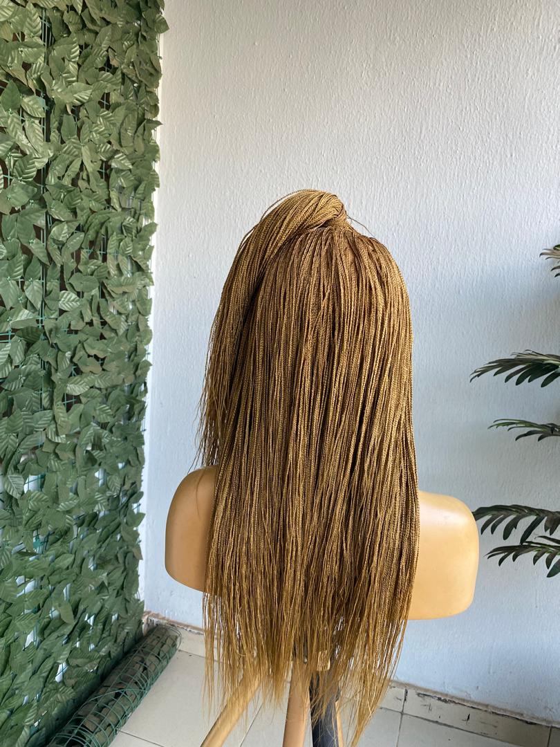 Micro Braid Unit | 17" Full Lace Pre-Order Micro Braided Wig