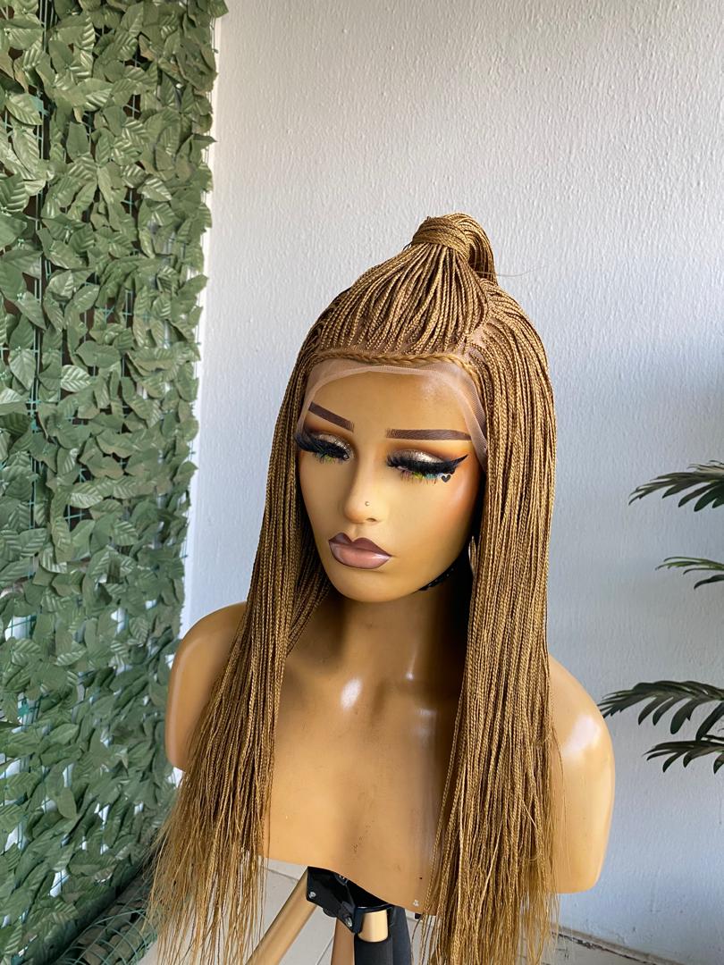 Micro Braid Unit | 17" Full Lace Pre-Order Micro Braided Wig