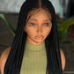 Ready to Ship: Full Lace Cornrow 26 Inches Color 1b