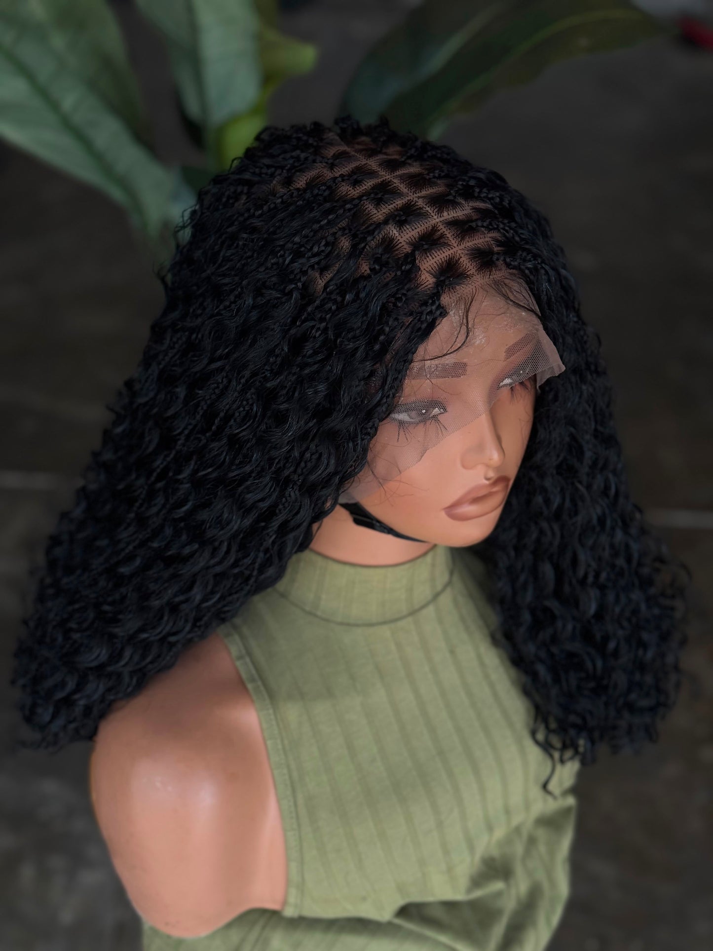 Pre-Order Classic Black Bob Unit | 12"-14" Natural Black Full Lace Glueless Wig