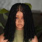 Ready to Ship 5x5 Closure Glueless Kinky Twist Wig 12 inches