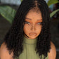 Pre Order Closure Glueless 5x5 %100 Human Hair Kinky Twist 12 Inches