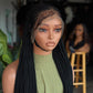 Ready to Ship Cornrow Full Lace Unit | 28" Glueless Wig with Adjustable Band