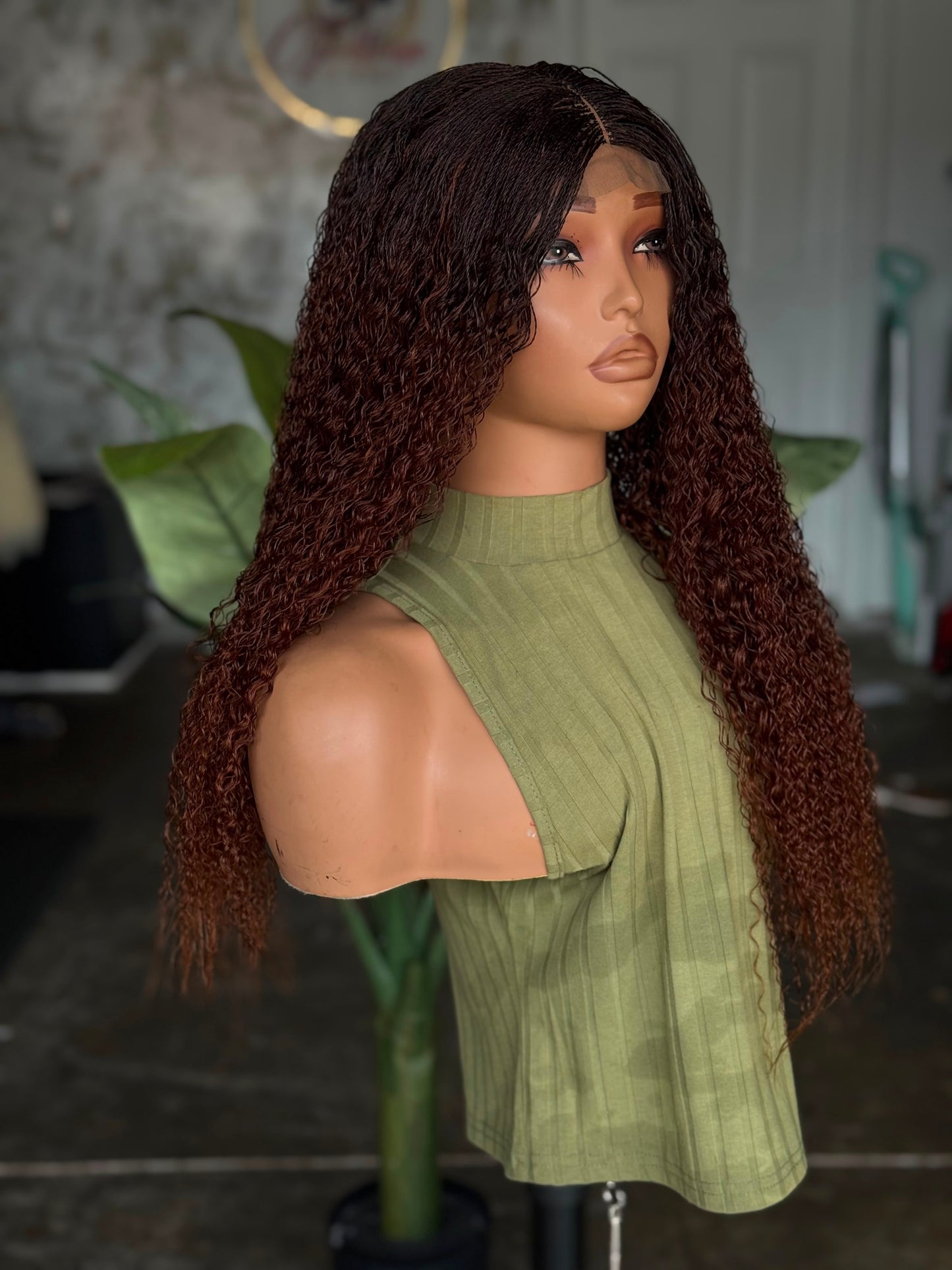 Curly Nano Unit | 18"/20" Ready to Ship Glueless Lace Closure Wig