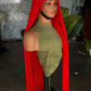 Pre-Order Red Senegalese Twist Unit | 32" Glueless Lace Wig