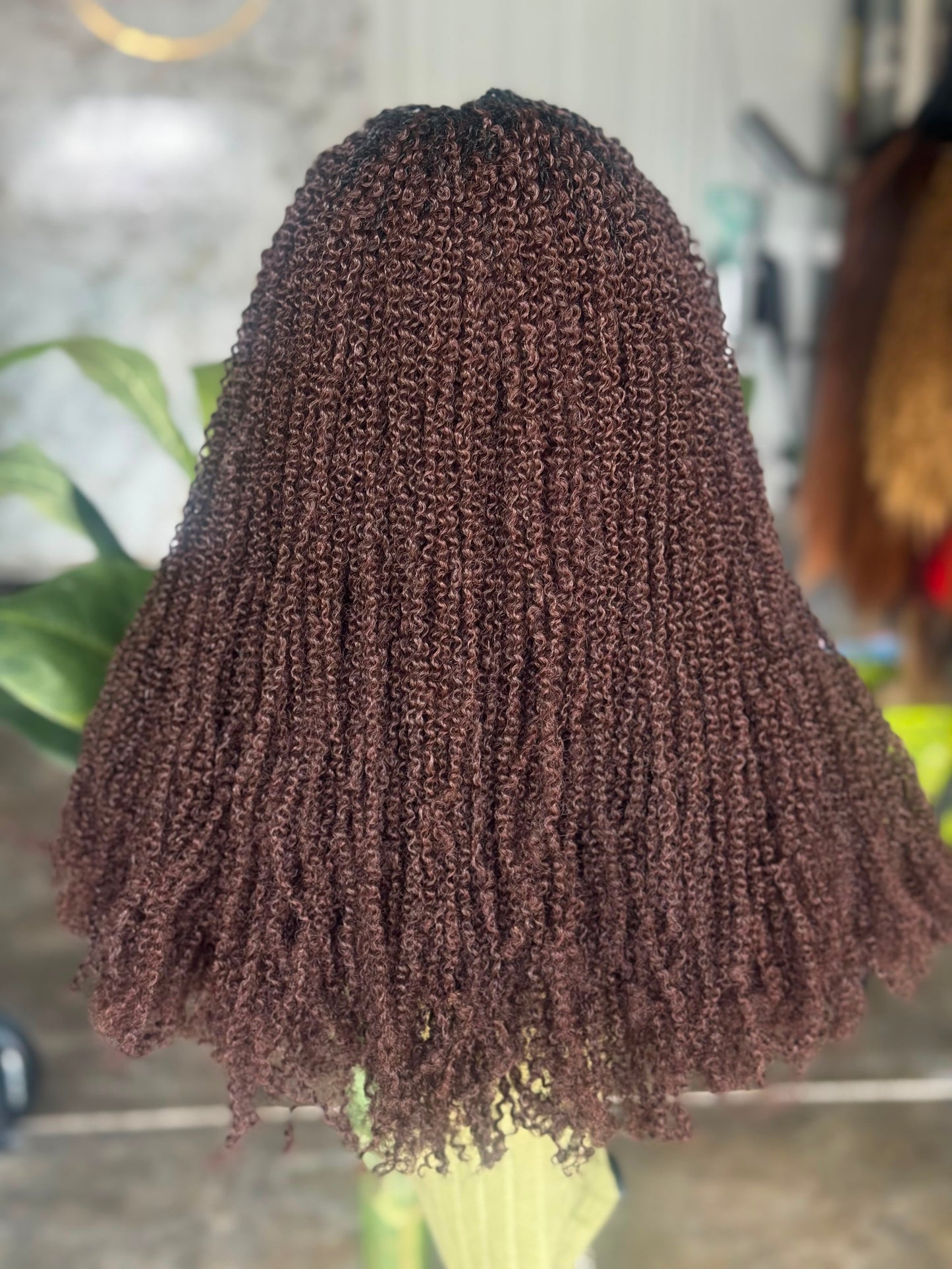 Ready to Ship Sisterlocs Unit 5x5 Lace | 18"/20" Color 33 Glueless Closure Wig