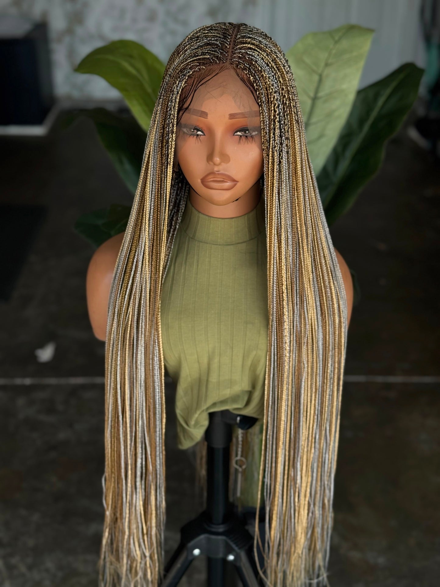 Multi-Tonal Micro Braid Unit | Pre-Order Full Lace Braided Wig