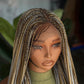 Multi-Tonal Micro Braid Unit | Pre-Order Full Lace Braided Wig