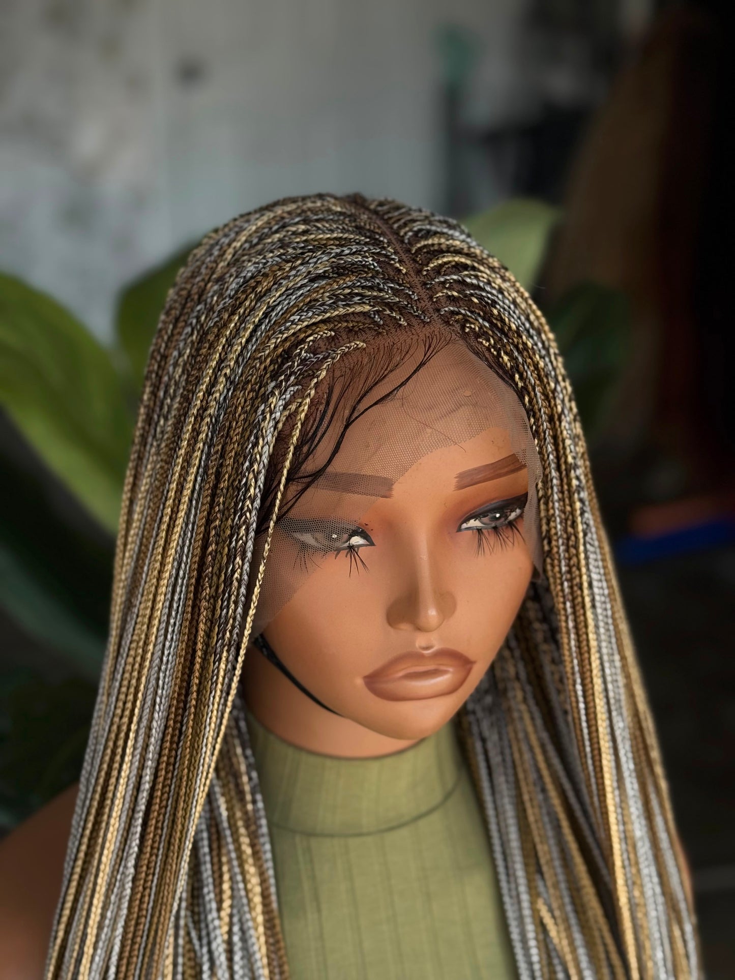 Multi-Tonal Micro Braid Unit | Pre-Order Full Lace Braided Wig