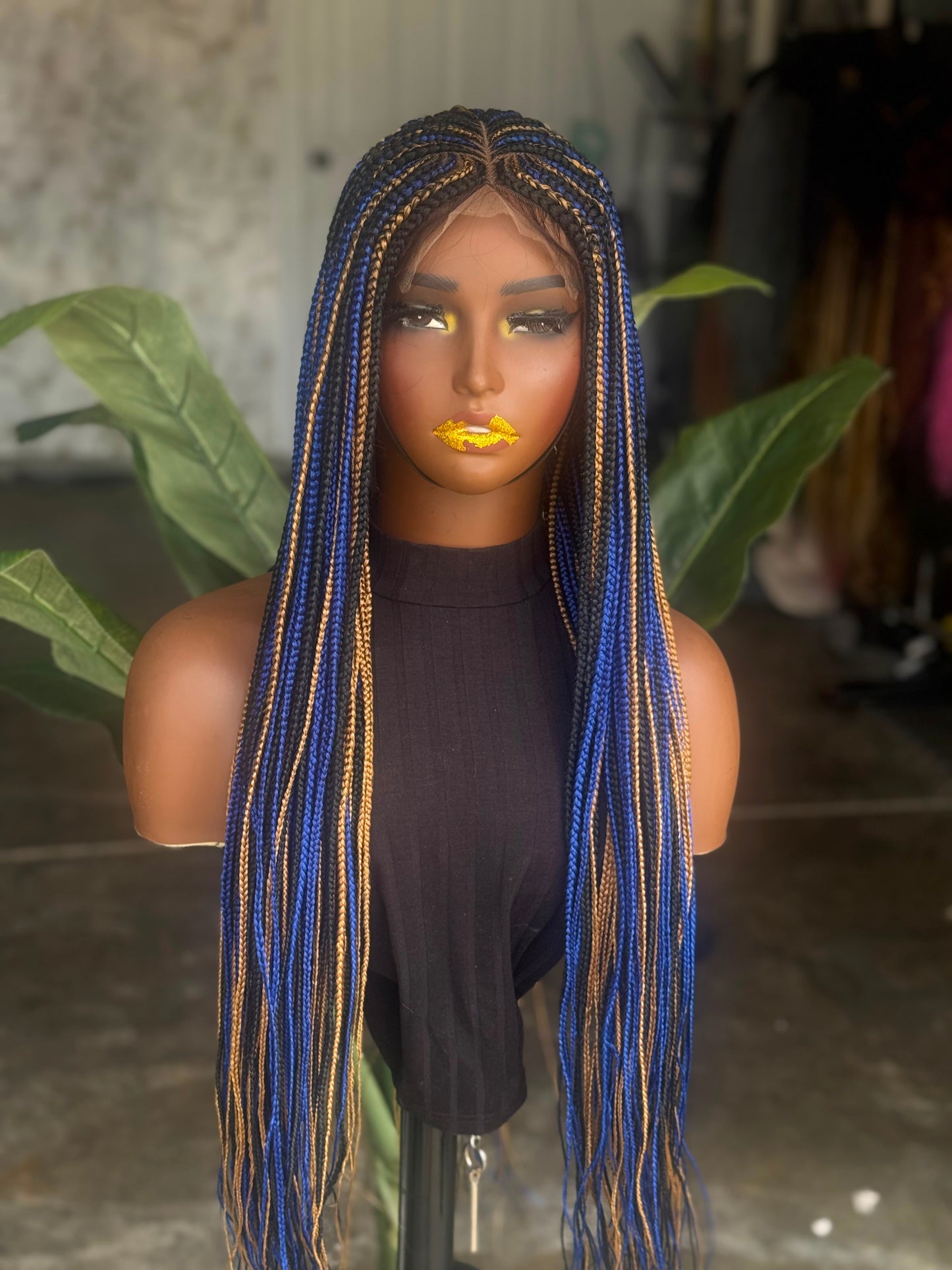 Cornrow Closure Unit | 24" Pre-Order Glueless Lace Wig