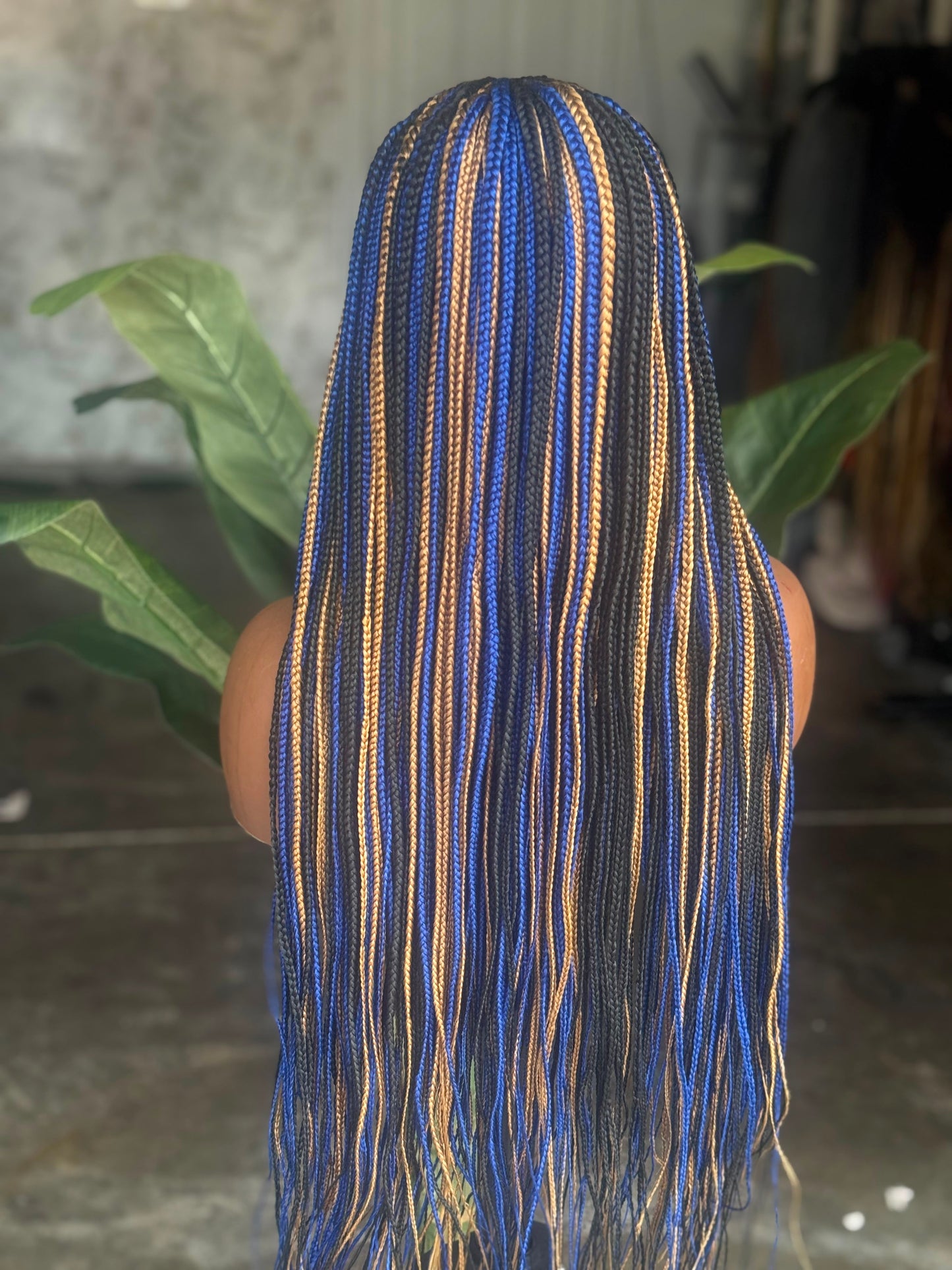Cornrow Closure Unit | 24" Pre-Order Glueless Lace Wig