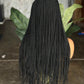 C-Cut Cornrow Unit | 24" Ready to Ship Glueless Lace Wig