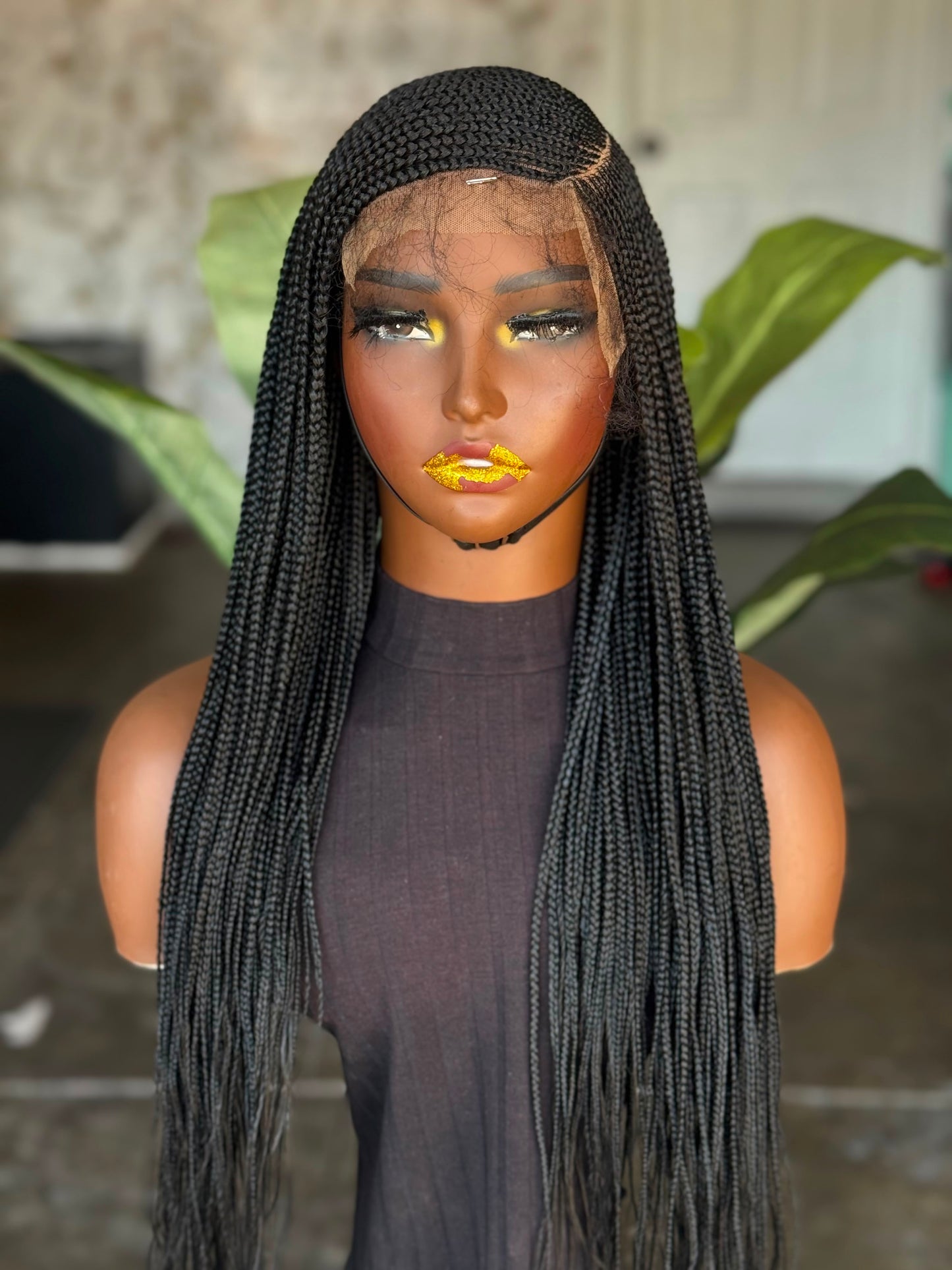 C-Cut 24" Ready to Ship Glueless Wig with Baby Hair | Cap Size 22" (Natural Black)