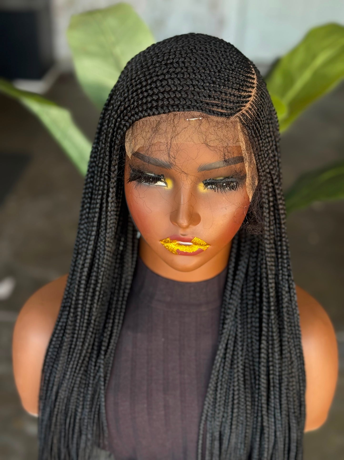 C-Cut 24" Ready to Ship Glueless Wig with Baby Hair | Cap Size 22" (Natural Black)