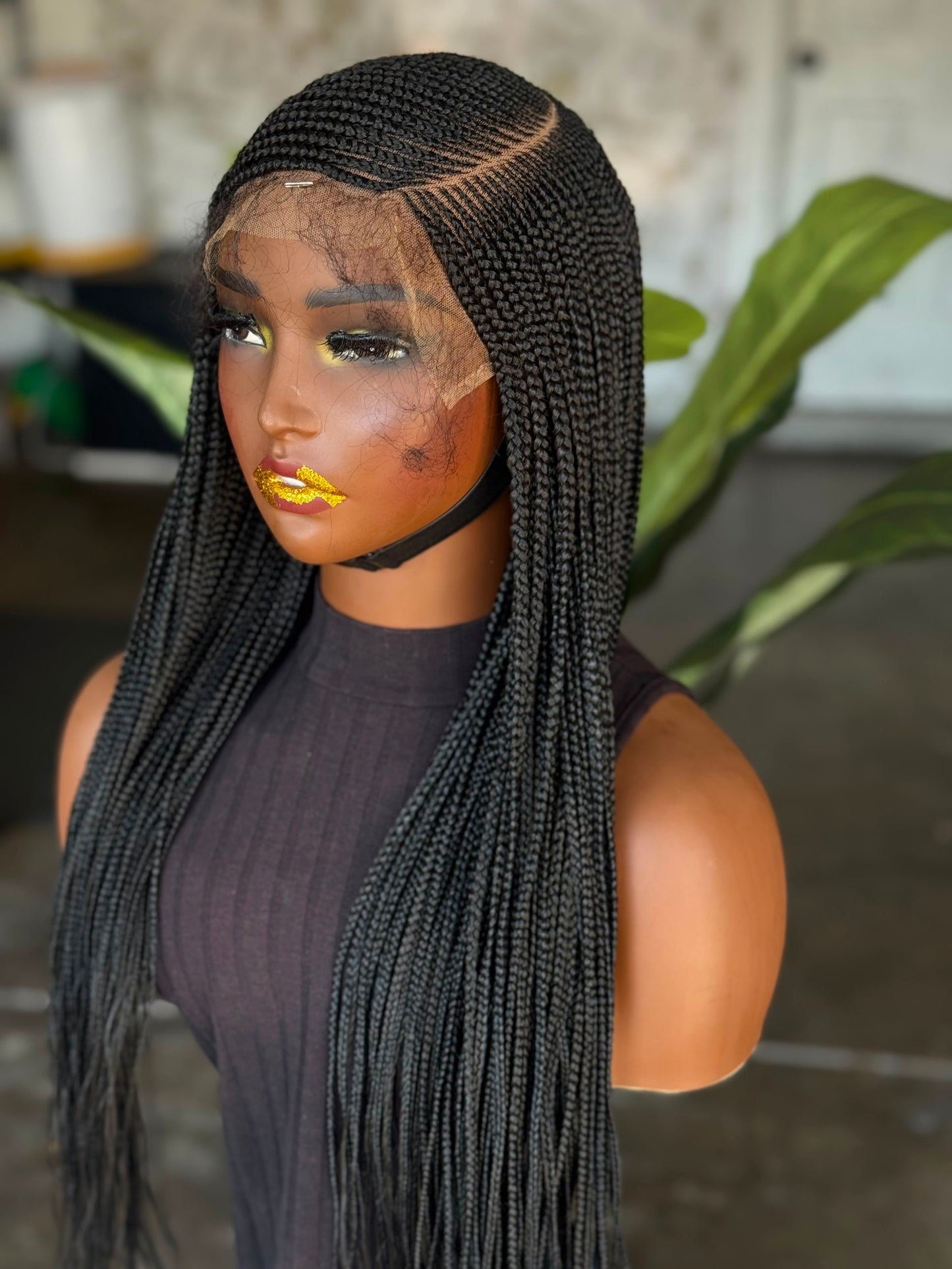 C-Cut 24" Ready to Ship Glueless Wig with Baby Hair | Cap Size 22" (Natural Black)