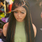 Ready to Ship Closure Glueless Cornrow Wig | 22"/24" Inches