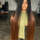 Ready to Ship 30" Nano Straight Ombré Glueless Wig | 4x4 Closure (Cap Size 22")