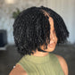 Sister Locs 8" Glueless Closure Wig | Cap Size 22" (Salt & Pepper)